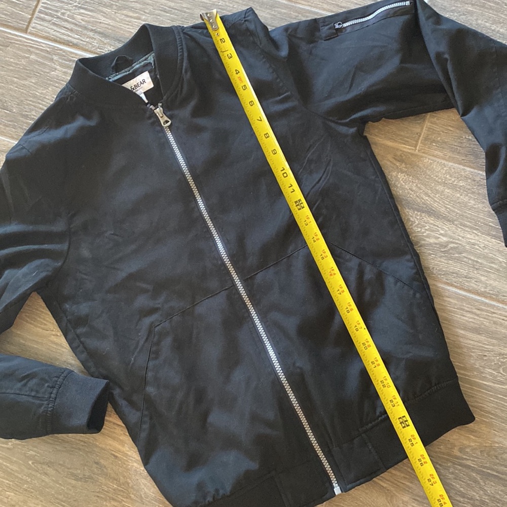 Pull & Bear Basic Collection Mens Bomber Jacket S… - image 5